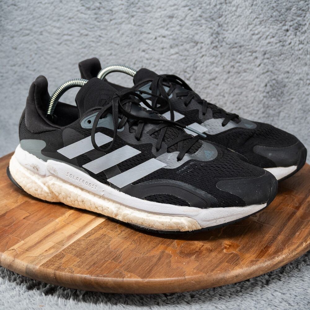 Adidas Solar Boost 3 Black Gray White Women's Size 9.5 Running Shoes FW9139